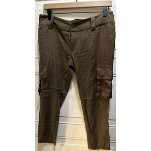 Alice + Olivia Brown Straight Leg Pants